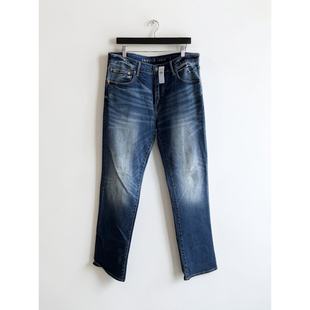 American Eagle Mens 38x36 Dark Wash Straight Leg Jeans NWT